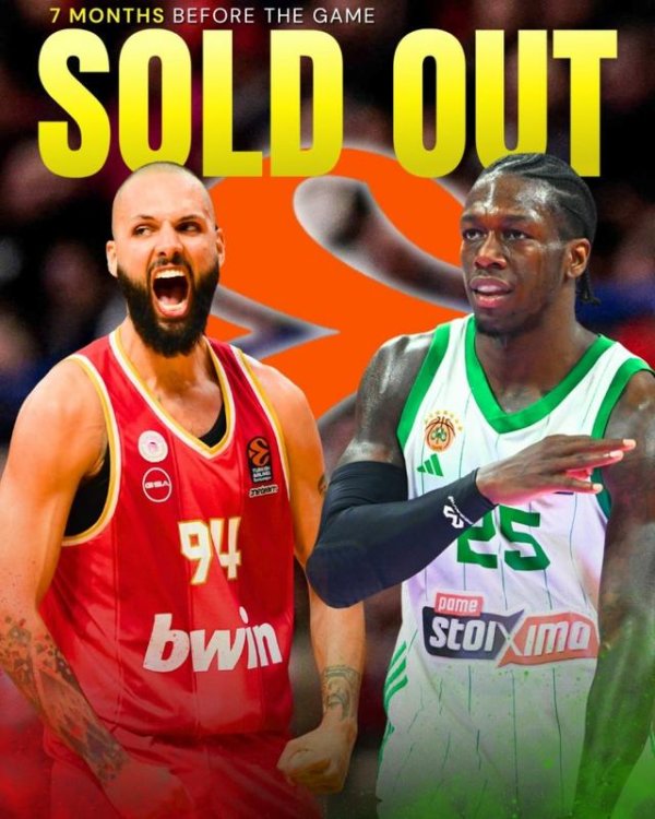 这样火爆吗？希腊权门的欧冠德比门票售罄 比赛还要等上近7个月