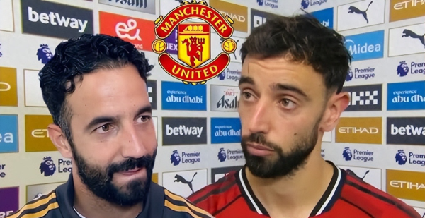 布鲁诺·费尔南德斯质疑阿莫林政策, 曼联惨败曼城后帅位危急加重