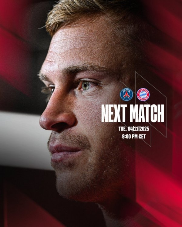 拜仁晒海报预热对阵巴黎：欧冠将迎来委果的重磅对决