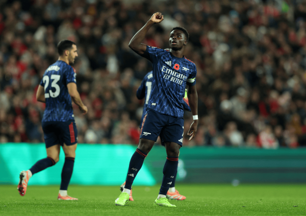 萨卡本场打进1球创造2次良机, 起义17胜8, 8次夺回球权