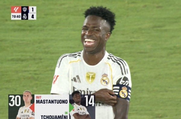 西甲：维尼修斯强势恢复质疑，进球+助攻+率领袖标